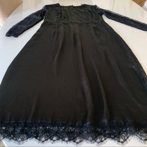 Midi black dress